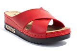 Dagoster DZA37-3029 Kırmızı Günlük Ortopedik Kadın Terlik