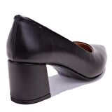 Dagoster DZA07-2681154 Siyah Stiletto Topuklu Kadın Ayakkabı