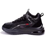 Gamelu 23KM Went Siyah Günlük Ortopedik Erkek Spor Ayakkabı