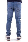 Twister Panama 727C Mavi Düşük Bel Dar Paça Erkek Jeans Pantolon