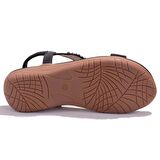 Dagoster DZA07-74172497CN Siyah Günlük Ortopedik Kadın sandalet