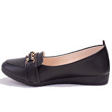 Dagoster DZA07-147231CN Siyah Ortopedik Günlük Babet Kadın Ayakkabı