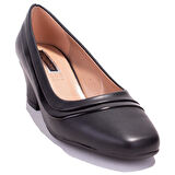 Dagoster DZA07-725505CN Siyah Klasik Topuklu Kadın Ayakkabı