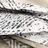 Çift Kişilik Nevresim Takımı - Kolay Ütülenir - Nakışlı - Bej - Çeyizlik - Kutulu