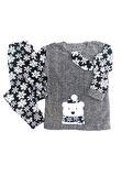 Kadın Pijama Takımı Peluş Welsoft Polar Kışlık