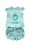 Kız Bebek İkili Takım Şortlu Avo-Cardio Alt Üst Takım