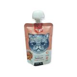 Wanpy Taze Somonlu Tavuklu Havuçlu Et Ezme Sıvı Kedi Maması Ödül 90 G
