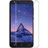 Alcatel U5 Uyumlu Ekran Koruyucu Screen Protector Tempered Glass Kristal Netliğinde %100 HD Görüntü, Yüksek Kalite Temperli Kırılmaz Cam