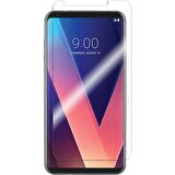 LG V30 Uyumlu Ekran Koruyucu Screen Protector Tempered Glass Kristal Netliğinde %100 HD Görüntü, Yüksek Kalite Temperli Kırılmaz Cam