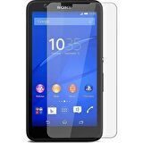 Sony Xperia E4 Uyumlu Ekran Koruyucu Screen Protector Tempered Glass Kristal Netliğinde %100 HD Görüntü, Yüksek Kalite Temperli Kırılmaz Cam