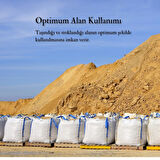 90X90X90 Ebatlarında Standart Bigbag Çuval 1 Ton Taşıma Kapasiteli