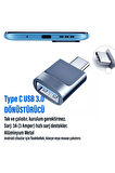 Type-C USB Çevirici iPhone 15 15 Pro 15 Pro Max Uyumlu 5 Gbps Hızlı Veri Aktarıcı Type C Dönüştürücü