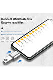 Type-C USB Çevirici iPhone 15 15 Pro 15 Pro Max Uyumlu 5 Gbps Hızlı Veri Aktarıcı Type C Dönüştürücü