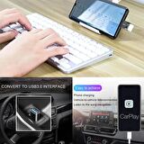 Telefon Type-C Çevirici USB 3.0 Hızlı OTG Veri Aktarıcı Type C Dönüştürücü