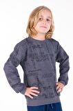 Erkek Çocuk Pano Baskılı Sweatshirt 9-14 Yaş 14024
