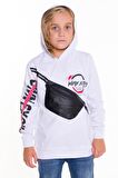 Erkek Çocuk Kapşonlu Cep Detaylı Sweatshirt 9-14 Yaş 14029