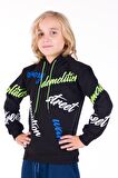 Erkek Çocuk Strong Yazı Baskılı Kapşonlu Sweatshirt 14138