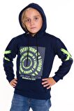 Erkek Çocuk Kapşonlu Sweatshirt 9-14 Yaş 14142