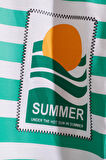 Yeşil Çizgili Summer Baskılı Erkek Çocuk Şortlu Takım 18934