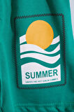 Yeşil Çizgili Summer Baskılı Erkek Çocuk Şortlu Takım 18934