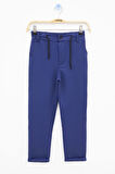 Erkek Çocuk Duble Paça Lacivert Kumaş Pantolon 21141