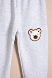 Gri Ayıcık Nakışlı Şardonlu Erkek Çocuk Takım 23337