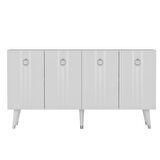 150 CM IŞIL KONSOL BEYAZ-GÜMÜŞ
