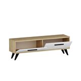 İKİ KAPAKLI 120 CM MELİSA TV ÜNİTESİ SAFİRMEŞE-BEYAZ