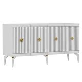 150 CM MİDAS KONSOL BEYAZ-ALTIN