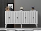 150 CM MİDAS KONSOL BEYAZ-GÜMÜŞ