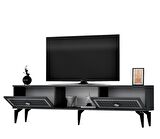 150 CM NİL TV SEHPASI (ALT MODÜL) ANTRASİT-GÜMÜŞ