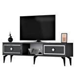 150 CM NİL TV SEHPASI (ALT MODÜL) ANTRASİT-GÜMÜŞ
