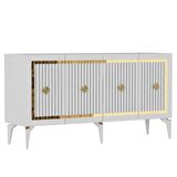 150 CM NOVA KONSOL BEYAZ-ALTIN