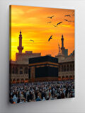 Kanvas Tablo Kabe'Nin Gün Batımı