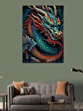 Kanvas Tablo Mistik Dragon Ejderha