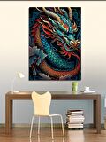 Kanvas Tablo Mistik Dragon Ejderha