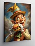 Kanvas Tablo Hamburger Ve Cin