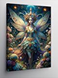 Kanvas Tablo Kanatlı Peri Kızı