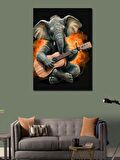 Kanvas Tablo Fil ve gitar dinletisi