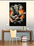 Kanvas Tablo Fil ve gitar dinletisi