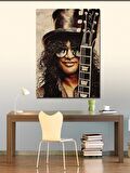 Kanvas Tablo Slash Gitarist
