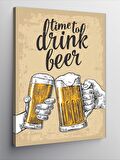 Kanvas Tablo Bira Saati