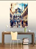 Kanvas Tablo Cami Temalı