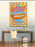 Kanvas Tablo Hot Dogs Temalı