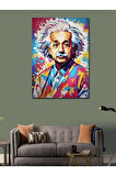 Kanvas Tablo Pop Art Albert Einstein