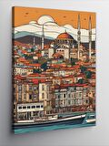 Kanvas Tablo İstanbul Temalı