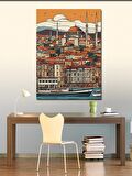 Kanvas Tablo İstanbul Temalı