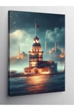 Kanvas Tablo İstanbul Kız Kulesi