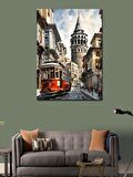 Kanvas Tablo İstanbul Galata Kulesi