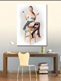 Kanvas Tablo Pin Up Kızı 
